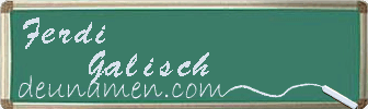 Ferdi Galisch Visitenkarte
